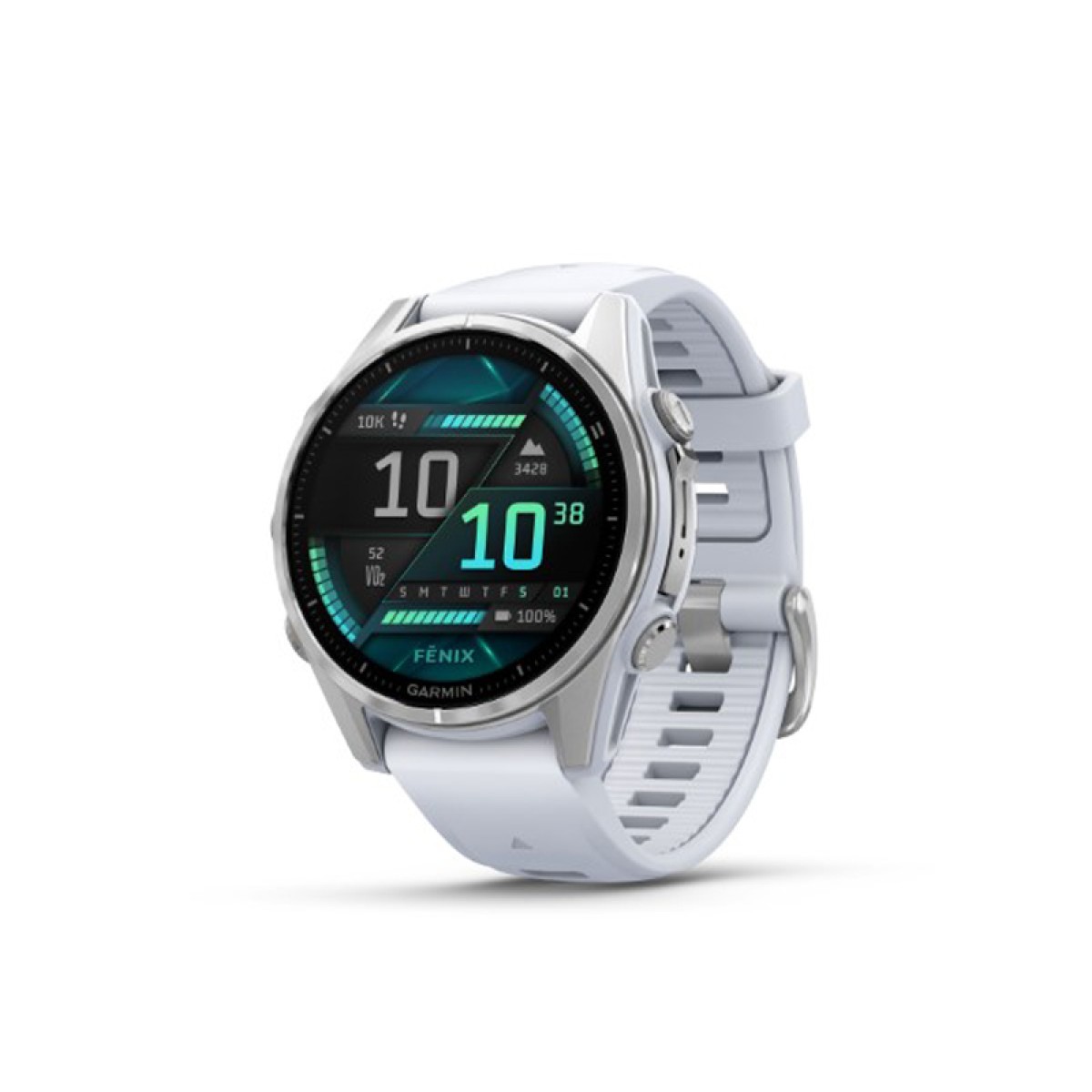 GARMIN Fenix 8 43mm Amoled Silver with Whitestone GA-010-02903-00