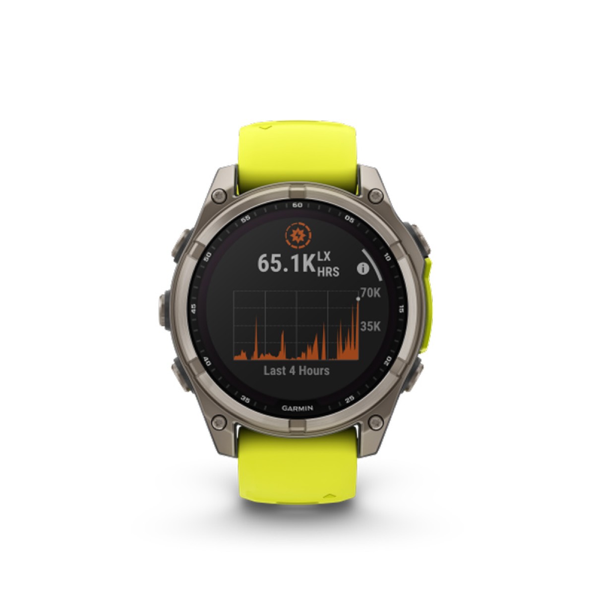 GARMIN Fenix 8 47mm Solar Sapphire Titanium with Amp Yellow and Graphite GA-010-02906-21