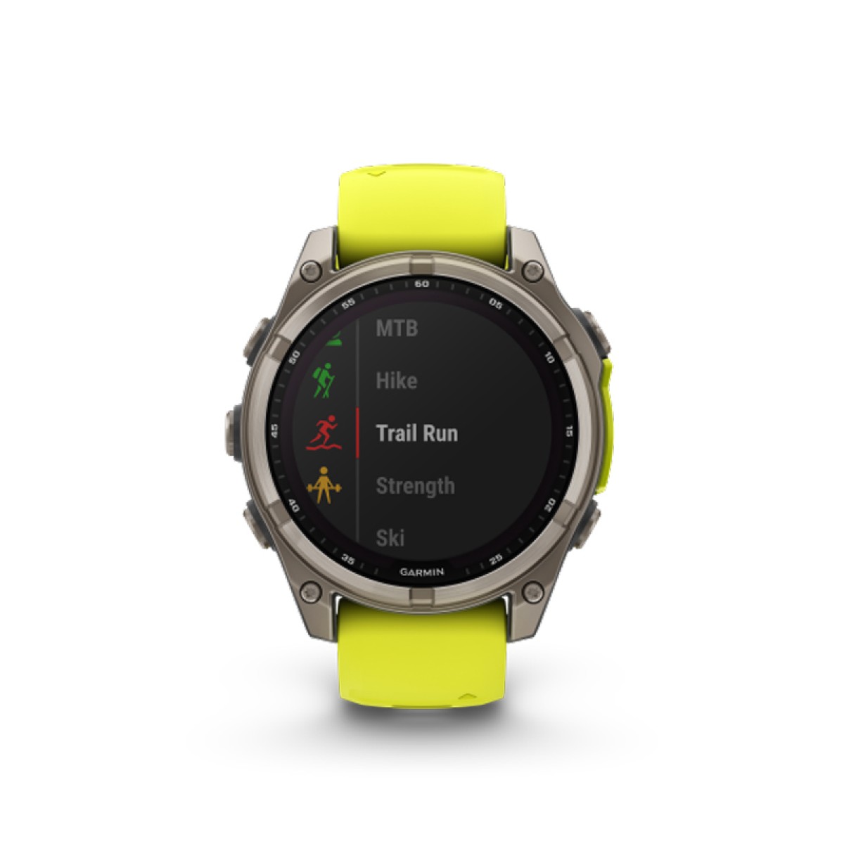 GARMIN Fenix 8 51mm Solar Sapphire Titanium with Amp Yellow and Graphite GA-010-02907-21