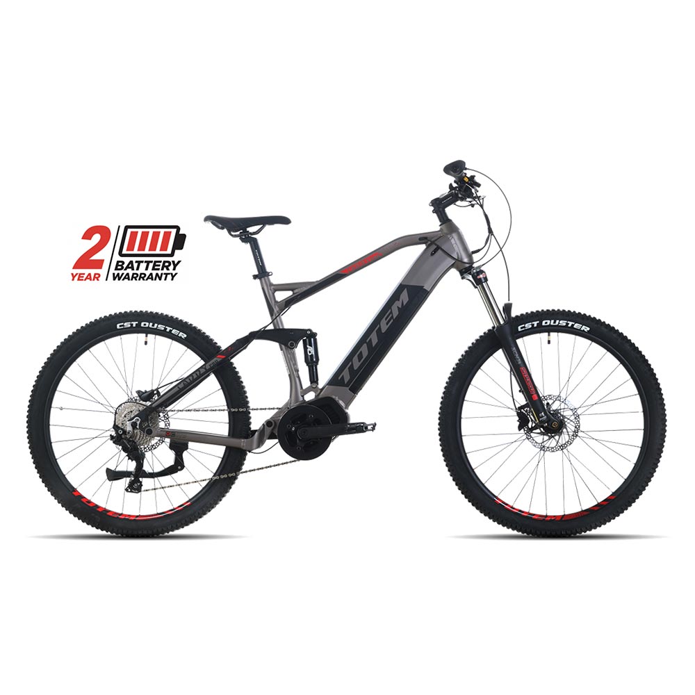 Ηλεκτρικό Ποδήλατο Velogreen TOTEM CARRY PRO 29 Mid 85Nm/20Ah Full Susp RL 10sp Deore