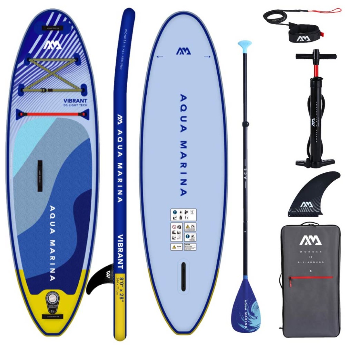 Φουσκωτή Σανίδα AM SUP VIBRANT 244x71x10cm BT-24VIP 28388