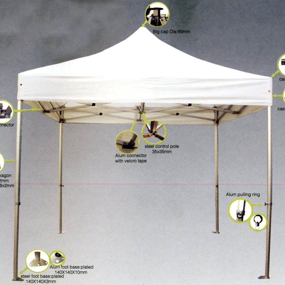 Gazebo Επαγγελματικό 3x4,5 Ενισχυμένος Ιστός 12144 ESCAPE