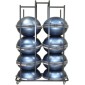 Αποθηκευτικό Rack Διπλό για Balance Ball 43929 AMILA