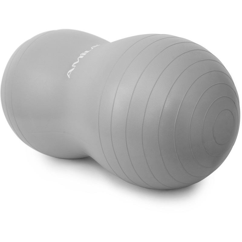 Μπάλα Γυμναστικής AMILA GYMBALL Peanut 50cm Γκρι 48097