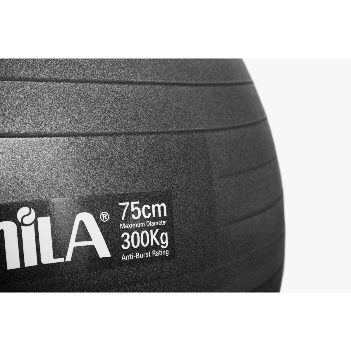 Μπάλα Γυμναστικής AMILA GYMBALL 75cm Μαύρη Bulk 48417