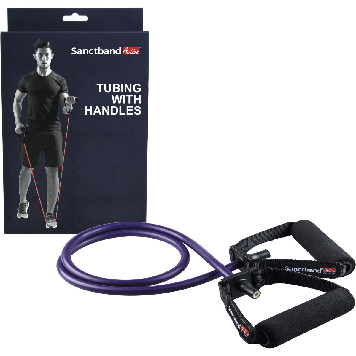 Λάστιχο Αντίστασης Sanctband Active Gymtube Πολύ Σκληρό + 88269