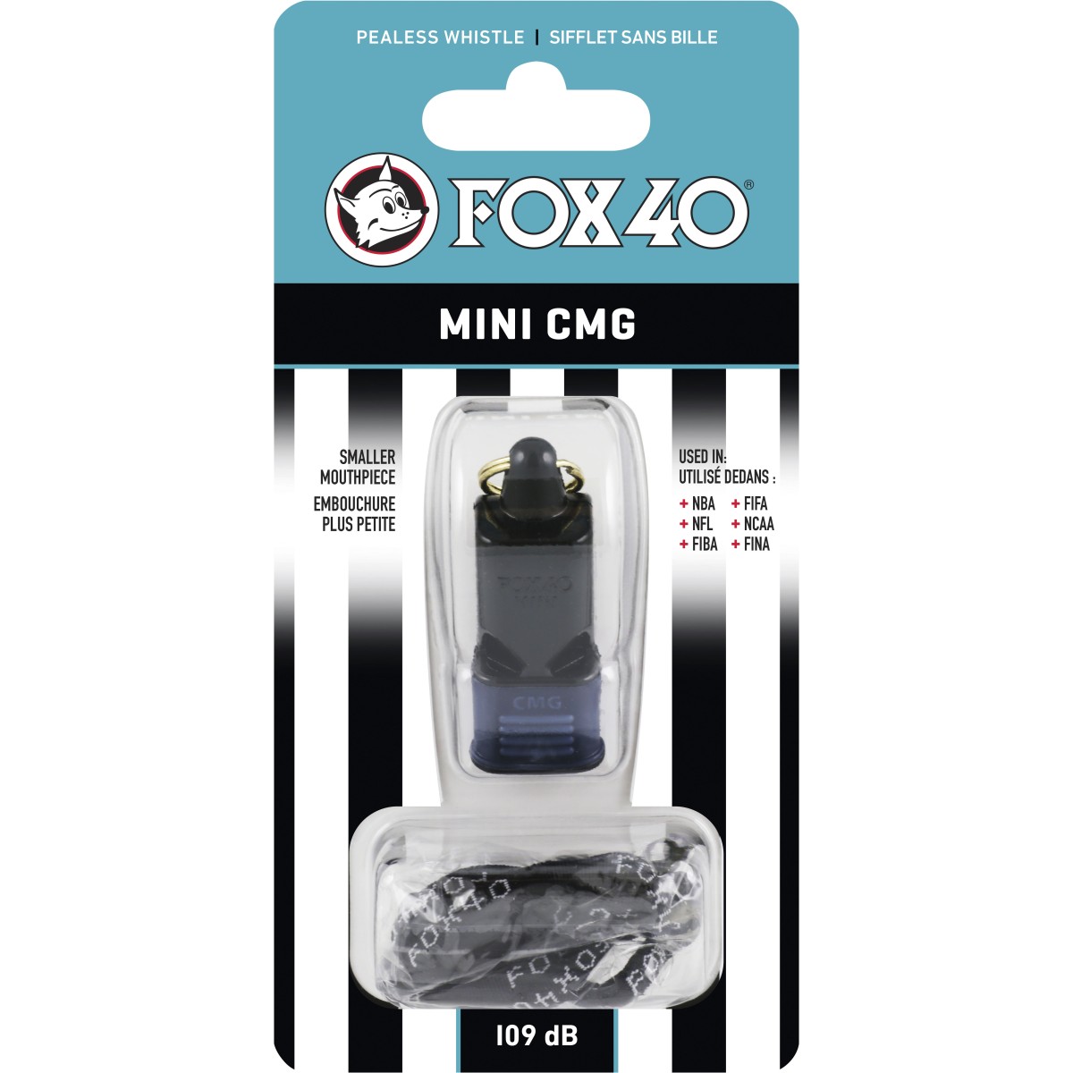 Σφυρίχτρα FOX40 Mini CMG Official Μαύρη 94010008