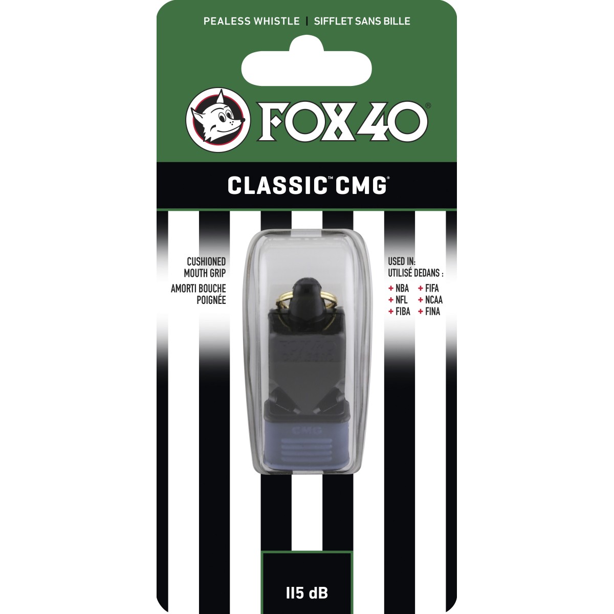 Σφυρίχτρα FOX40 Classic CMG Μαύρη 96000008