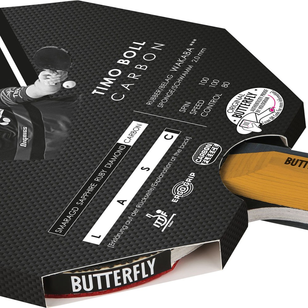 Ρακέτα Ping Pong Butterfly Timo Boll Carbon 97167