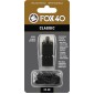 Σφυρίχτρα FOX40 Classic Safety Μαύρη με Κορδόνι 99030008